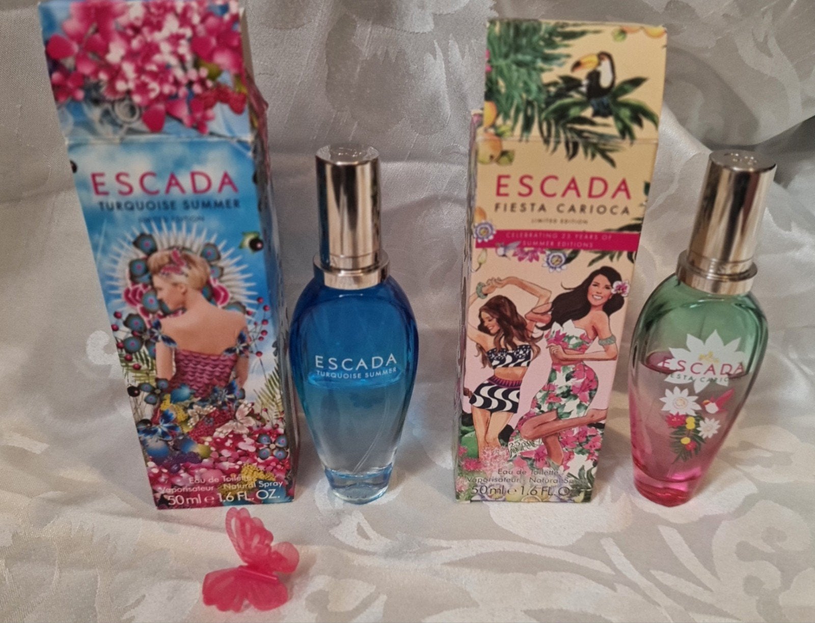 Escada Parfums: Turquoise Summer & Fiesta Carioca 50ml, Ophalen of Verzenden, Gebruikt