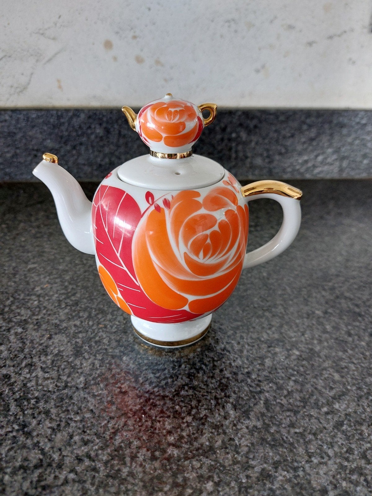 porseleinen theepot lomonosov, Ophalen of Verzenden