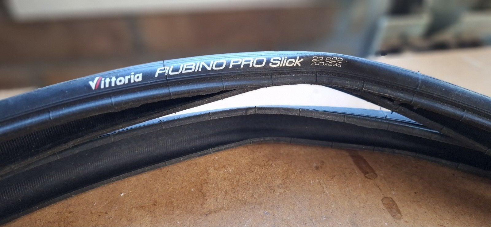 Vittoria Rubino Pro Slick racefietsband 23-622 (700x23c), Fietsen en Brommers, Gebruikt, Band, Vittoria, Ophalen of Verzenden