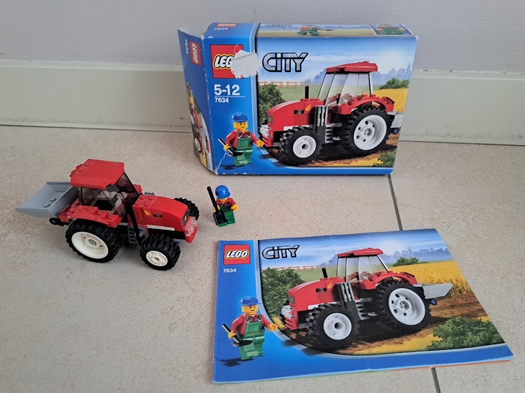 LEGO City Tractor set 7634, Lego, Inclusief accessoires, Ophalen of Verzenden, Complete set