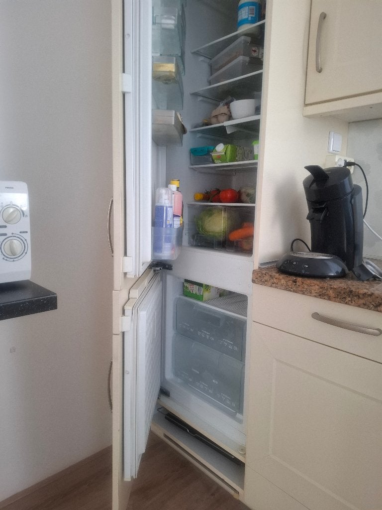 Inbouw Koel en vries Siemens Topline, Witgoed en Apparatuur, Koelkasten en IJskasten, Gebruikt, 200 liter of meer, Met aparte vriezer