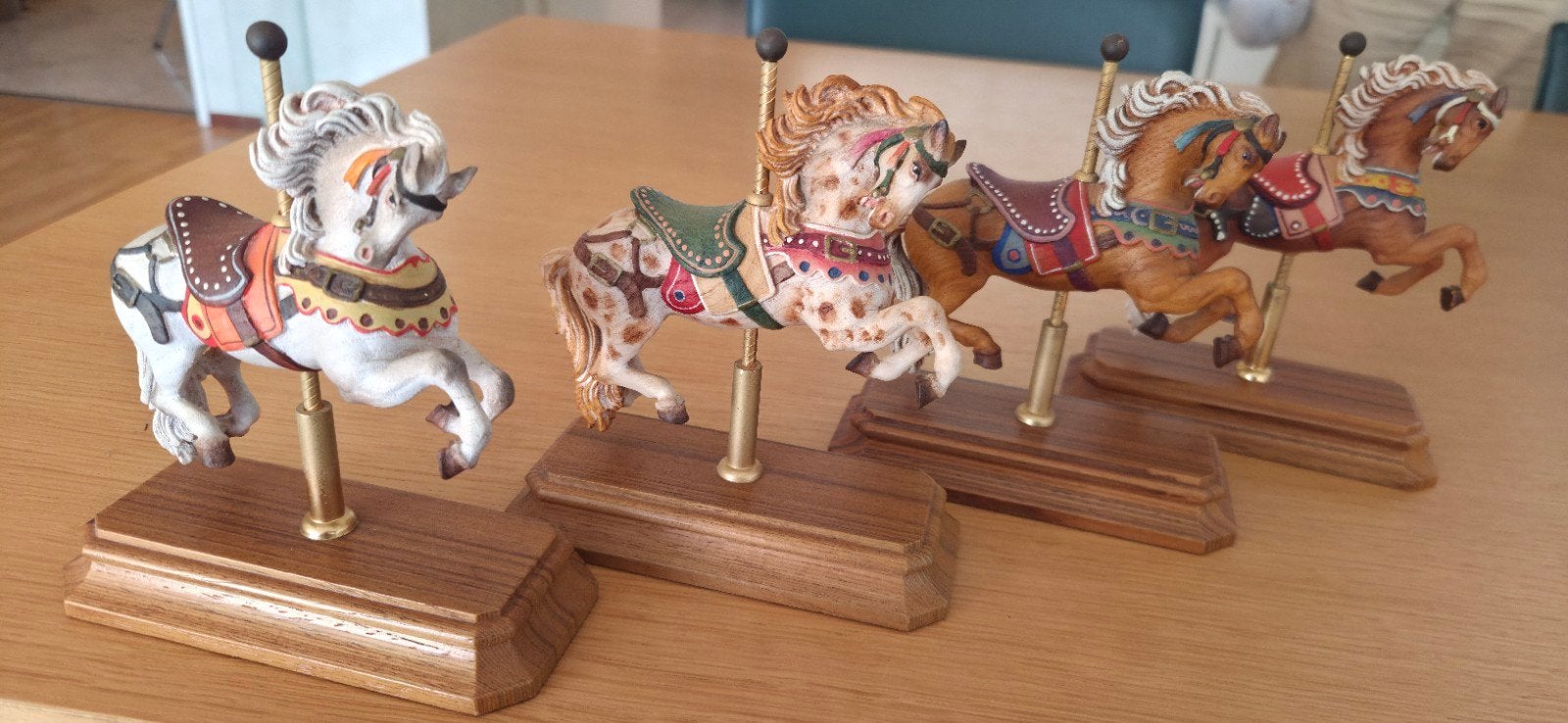 ANRI Carrousel Paarden - Set van 4 (Limited Edition), Ophalen of Verzenden, Zo goed als nieuw