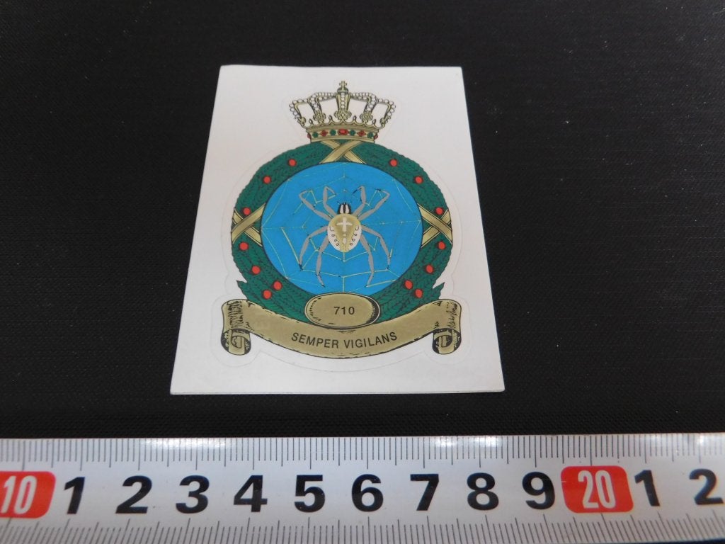 sticker Leger Luchtmacht 710 semper vigilans   embleem, Ophalen, Zo goed als nieuw