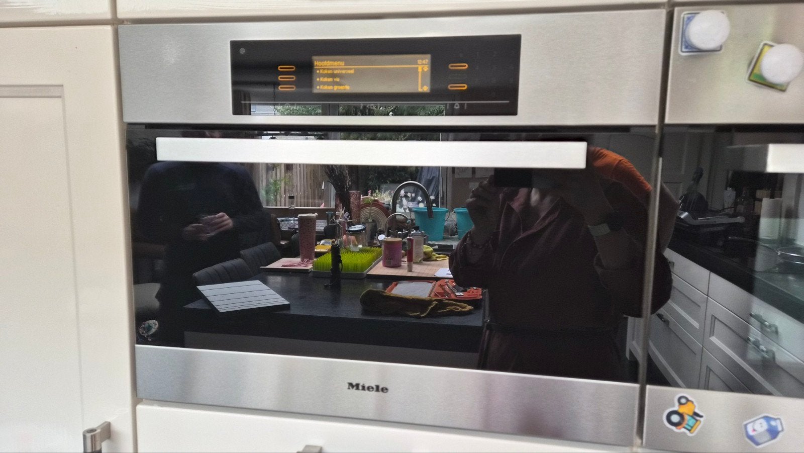 Miele Stoomoven DG5080 Inbouw (45 cm nismaat), Ophalen, Minder dan 45 cm, Inbouw, Miele