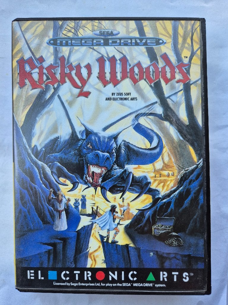 RISKY WOODS, Spelcomputers en Games, Games | Sega, Gebruikt, 1 speler, Racen en Vliegen, Ophalen of Verzenden
