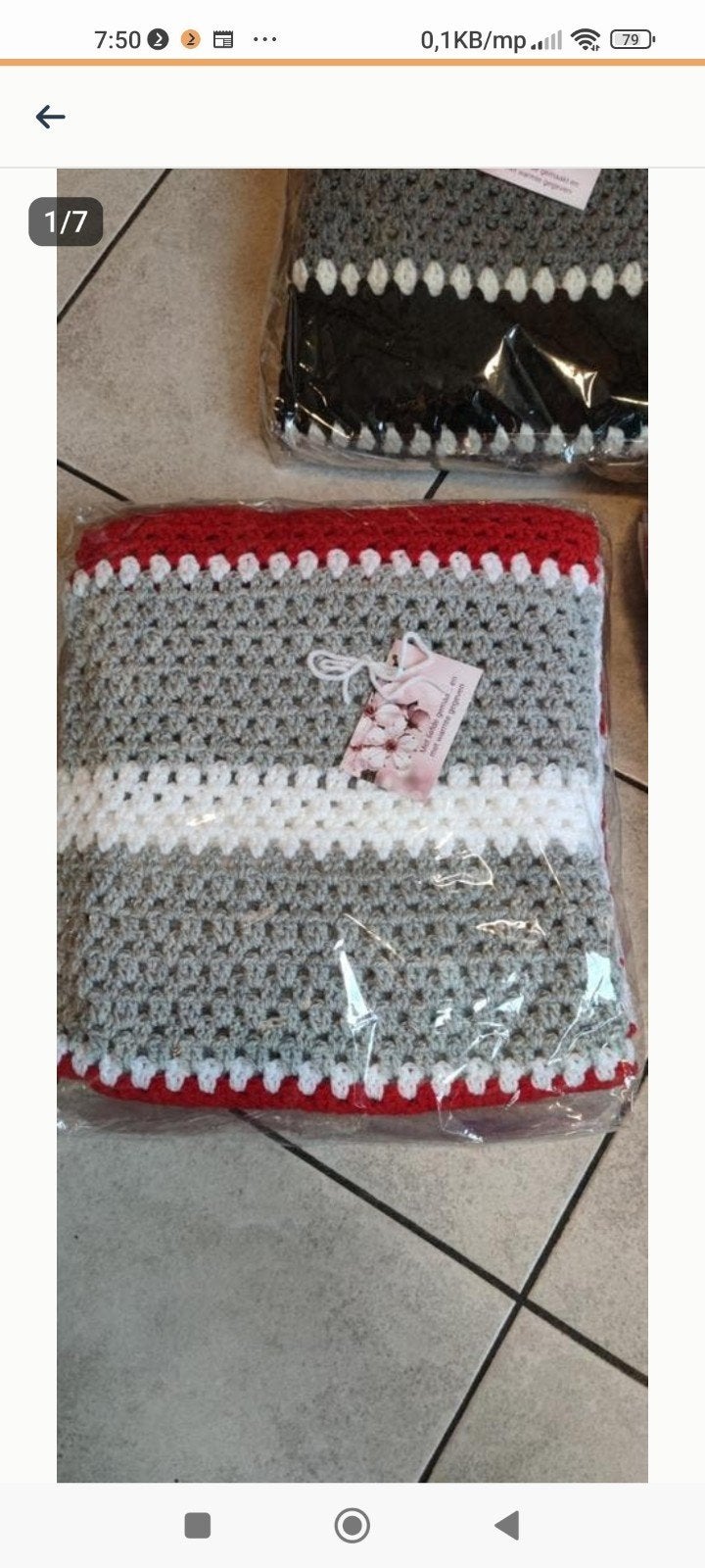3x nieuwe Handmade gehaakte dekens, Jongetje of Meisje, Wit, Nieuw, Ophalen of Verzenden