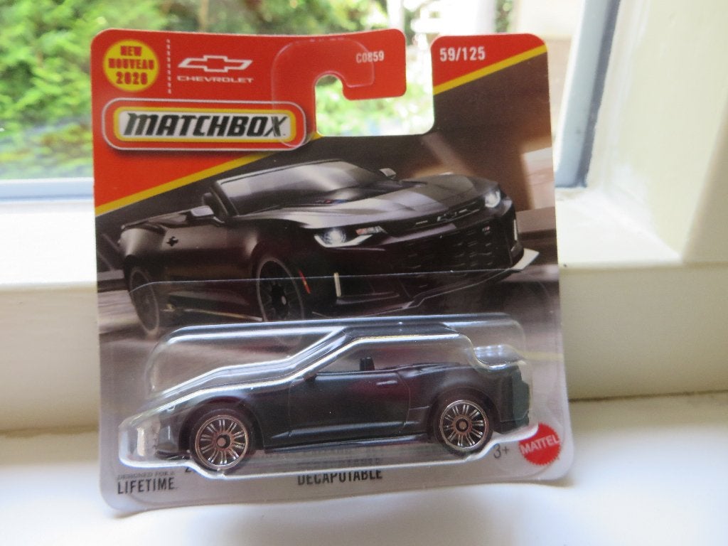 Matchbox Chevrolet Camaro ZL1 2024 MATZWART, Ophalen of Verzenden, Nieuw, Auto