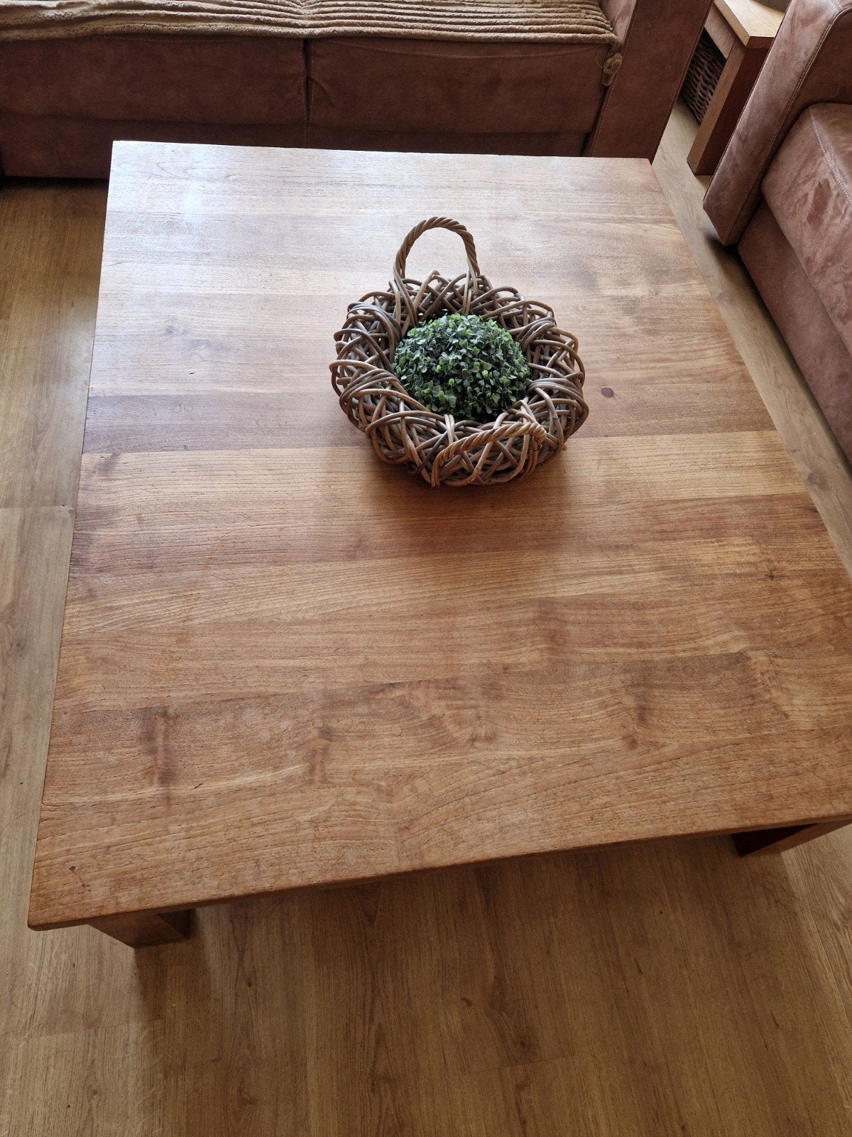 Te koop: teakhouten eettafel en salontafel, Ophalen, 200 cm of meer, 50 tot 100 cm, Minder dan 50 cm