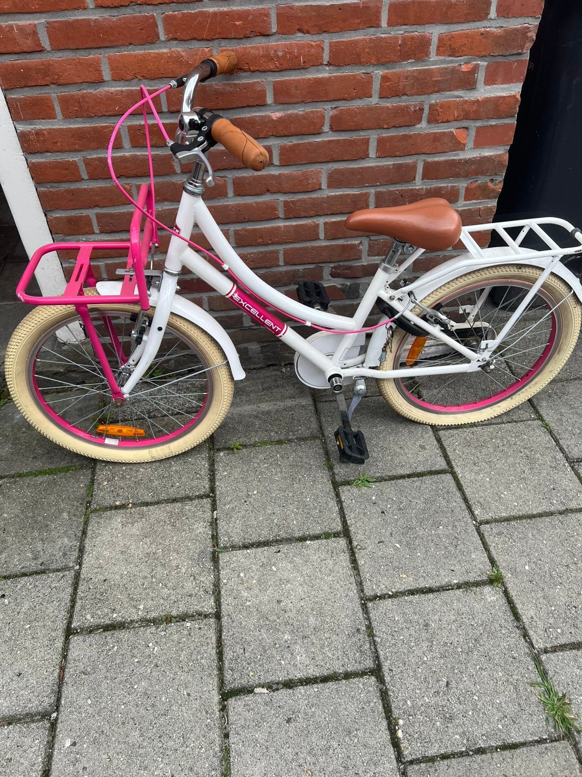 Meisjes fiets 20 inch, Ophalen, Gebruikt, Velgrem, Handrem