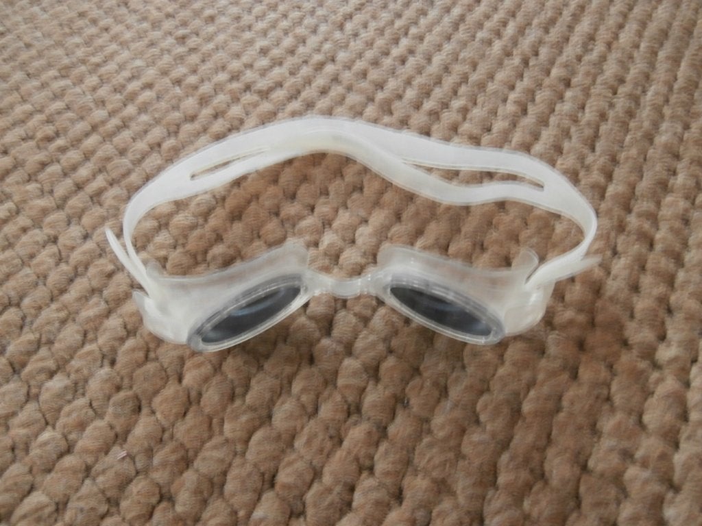 zwembril duikbril Speedo wit in doosje zwemmen duiken, Ophalen of Verzenden, Gebruikt, Duikbril of Snorkel