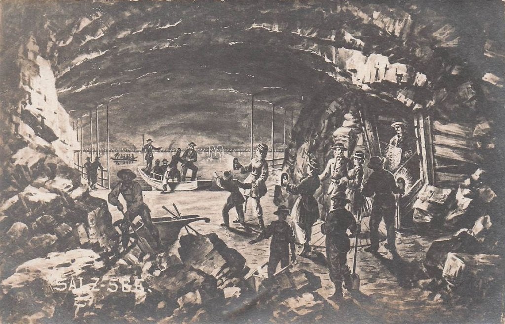 703-208-023 Berchtesgaden Am Kgl Salzbergwerk, Verzenden, Voor 1920, Duitsland