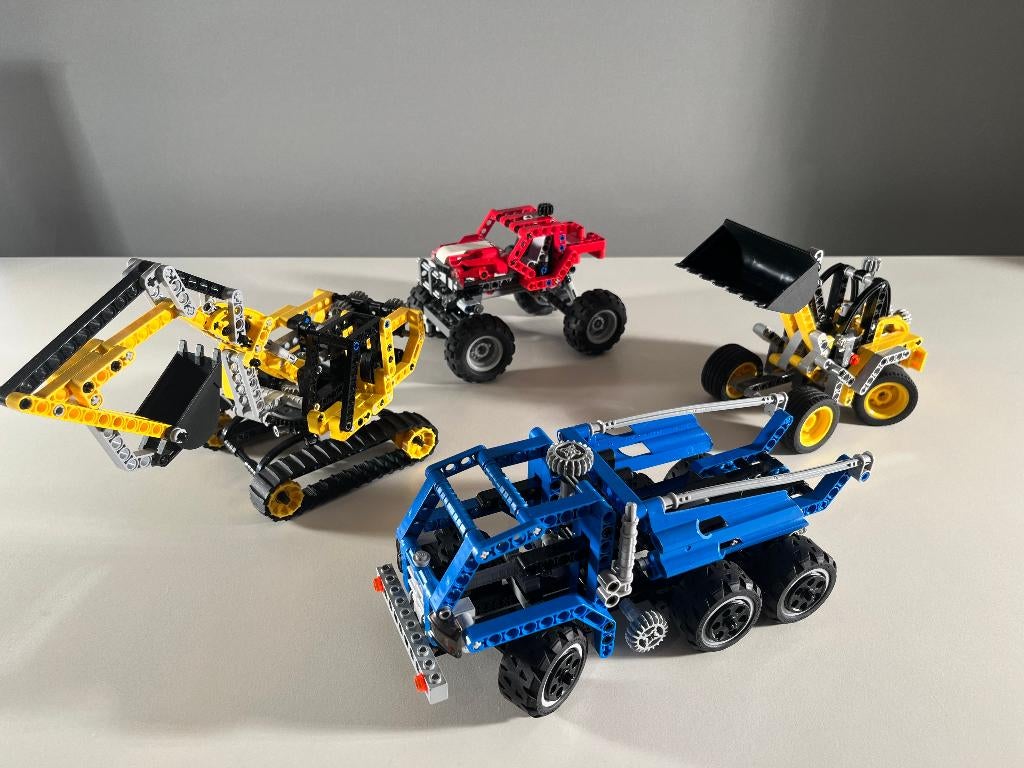 Lego Technic 8261-8271-8415-8419 oa Dump Truck, Kinderen en Baby's, Speelgoed | Duplo en Lego, Gebruikt, Lego, Ophalen of Verzenden