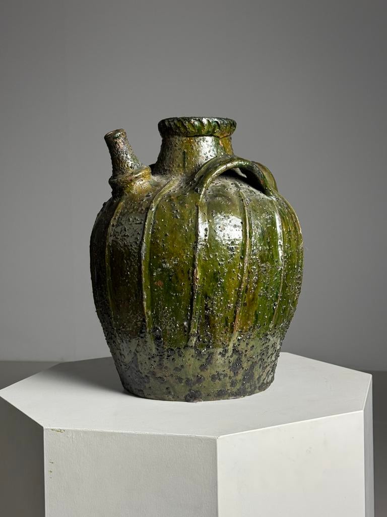 Franse kruik ca. 1800 antiek, Ophalen, Overige kleuren, Aardewerk of Porselein, Zo goed als nieuw