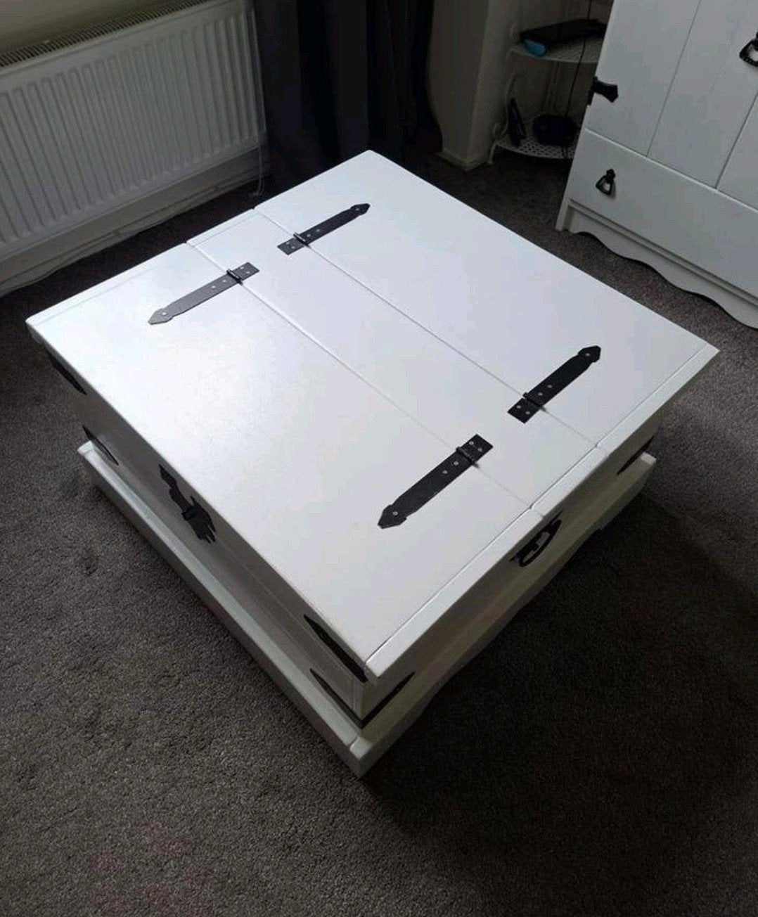 dekenkist/salontafel 10euro, Ophalen, Gebruikt