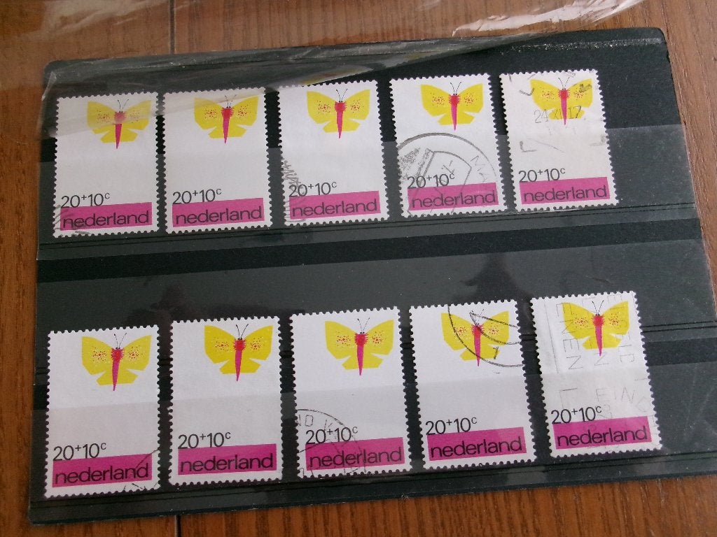 1971 - 10 kinderzegels 20 + 10 ct (725d), Postzegels en Munten, Postzegels | Nederland, Verzenden, Gestempeld