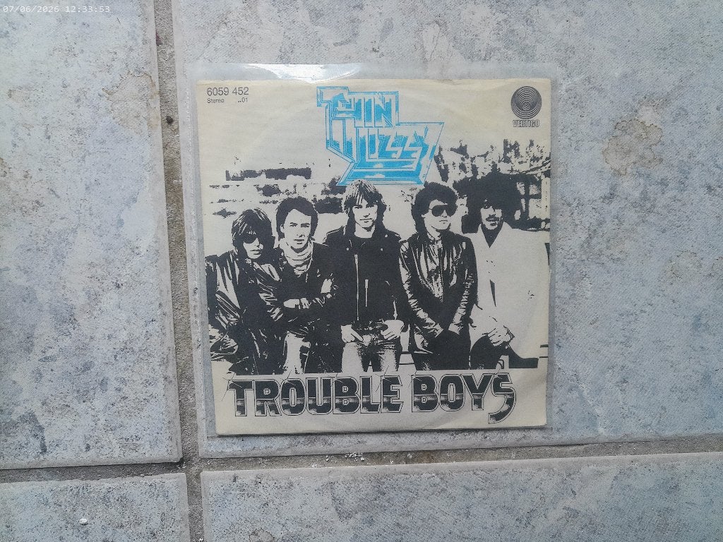 Thin Lizzy - Trouble Boys / memory pain, Fotohoes, Ophalen of Verzenden, Gebruikt, Rock en Metal