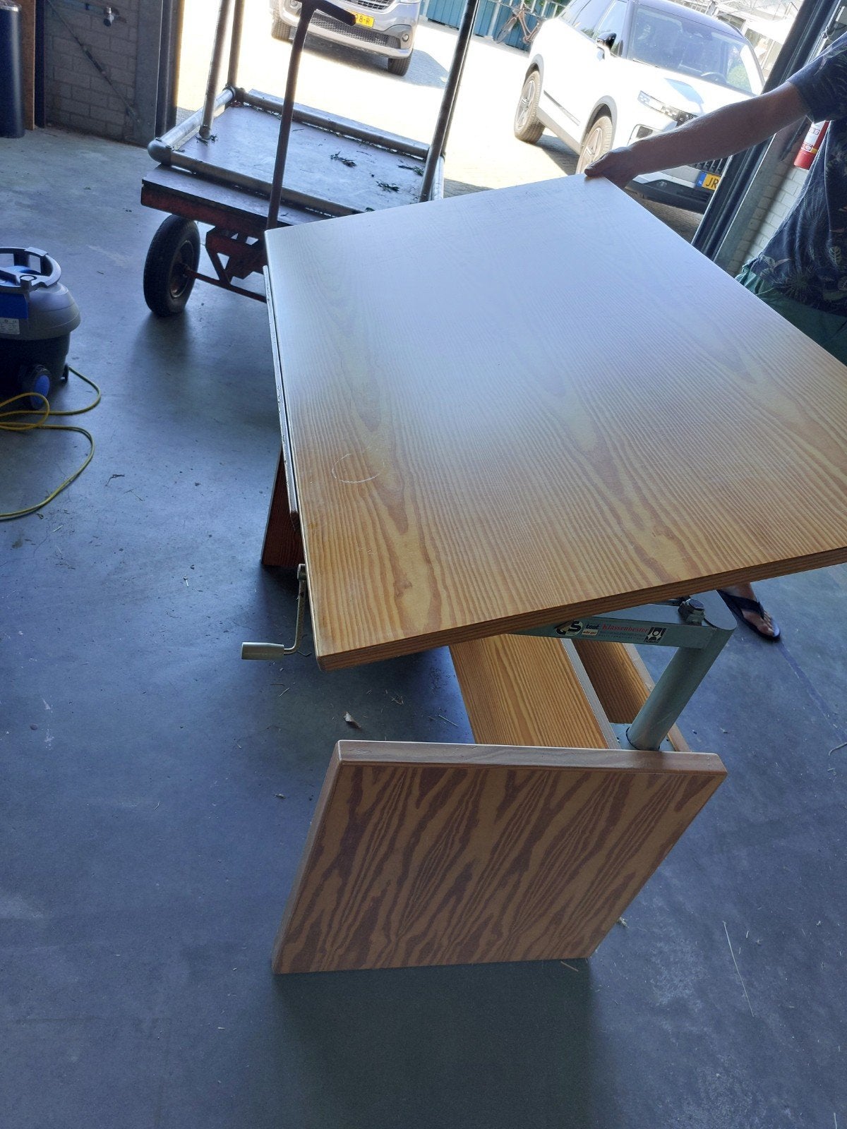 Mooie teken tafel, Doe-het-zelf en Verbouw, Tekentafels, Ophalen, Gebruikt, Minder dan 130 cm