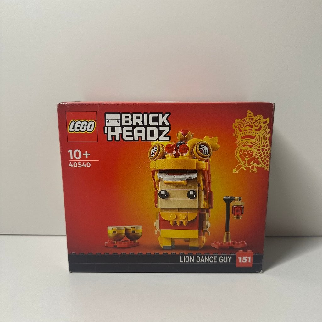 LEGO Brickheadz 40540 - Lion Dance Guy, Compleet, BrickHeadz, Lego, Ophalen of Verzenden