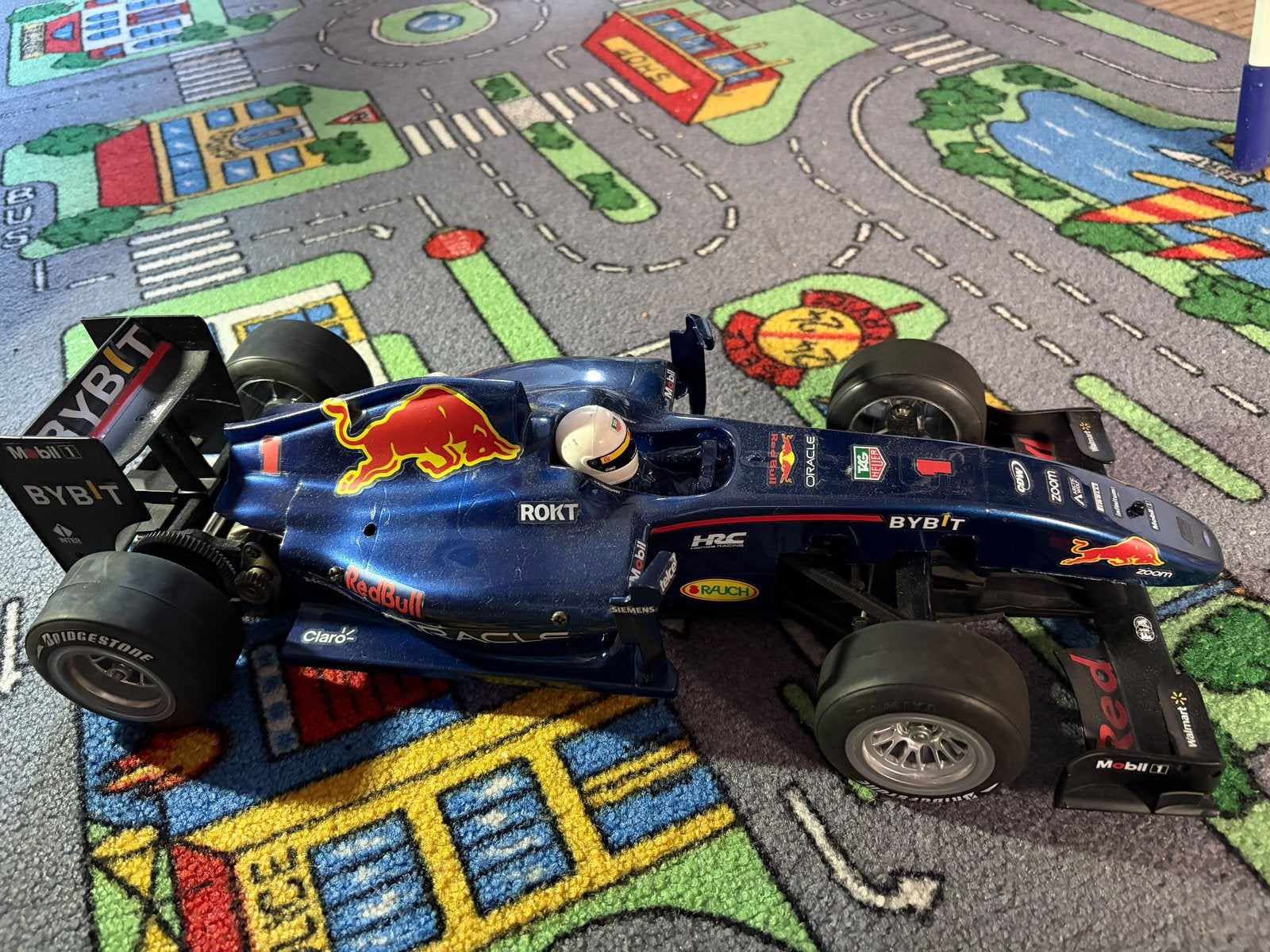 Titel: Tamiya Red Bull Racing F1 RC auto (#1 Max Verstappen), Zo goed als nieuw, Schaal 1:10, Auto onroad, Ophalen
