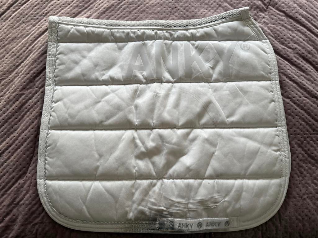 Anky dressuurdekje wit, Dieren en Toebehoren, Paarden en Pony's | Dekens en Dekjes, Full (L), Dressuurdekje, Ophalen of Verzenden