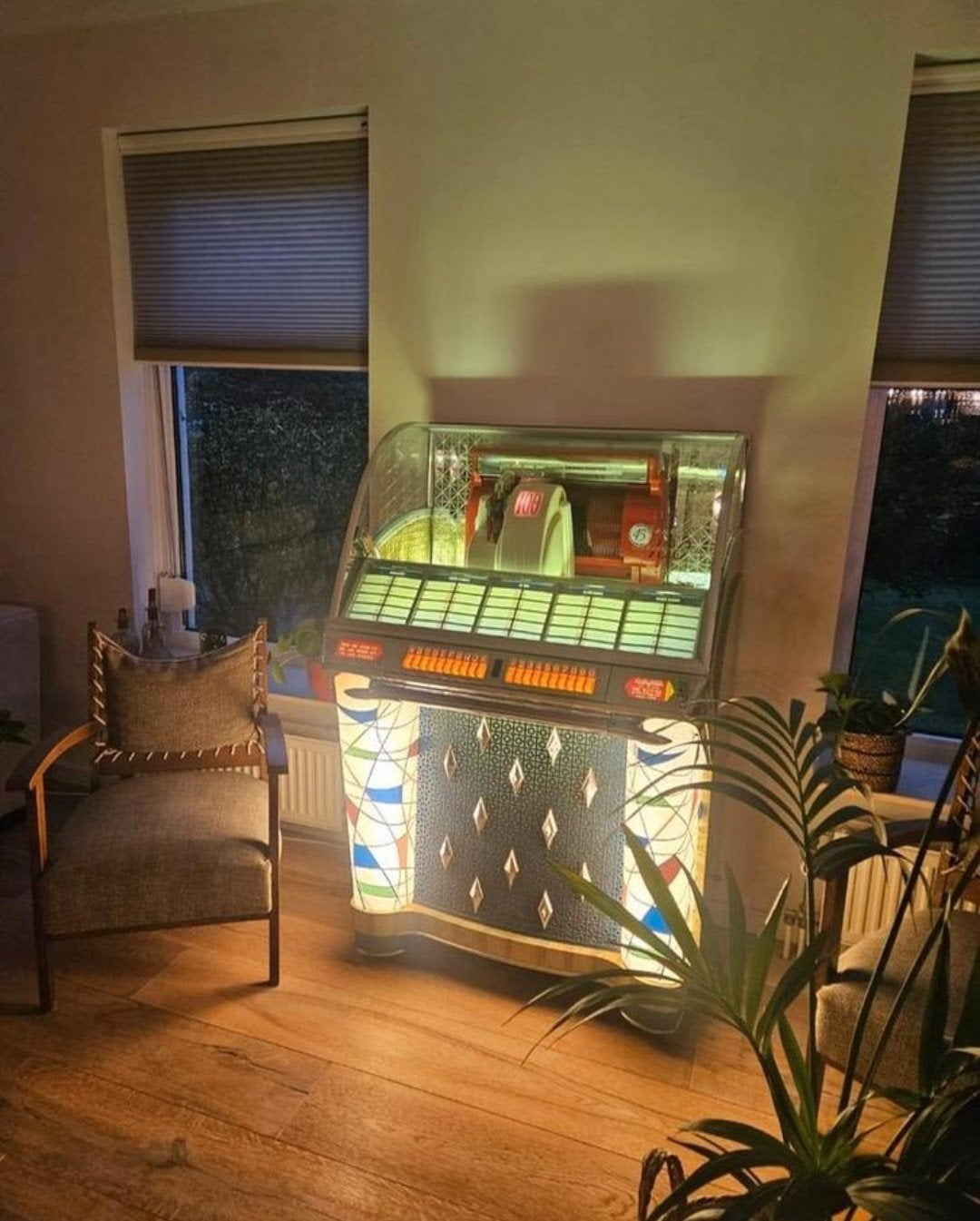 seeburg jukebox gerestaureerd en gereviseerd, Verzamelen, Automaten | Jukeboxen, Ophalen of Verzenden, Zo goed als nieuw, 1950 tot 1960