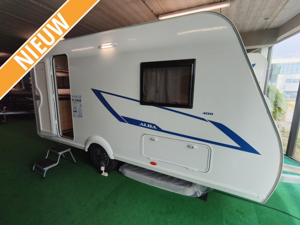 Caravelair Alba 400 ACTIE MODEL 2026, VAST BED, Caravans en Kamperen, Ringverwarming, Standaardzit, Bedrijf, 750 - 1000 kg