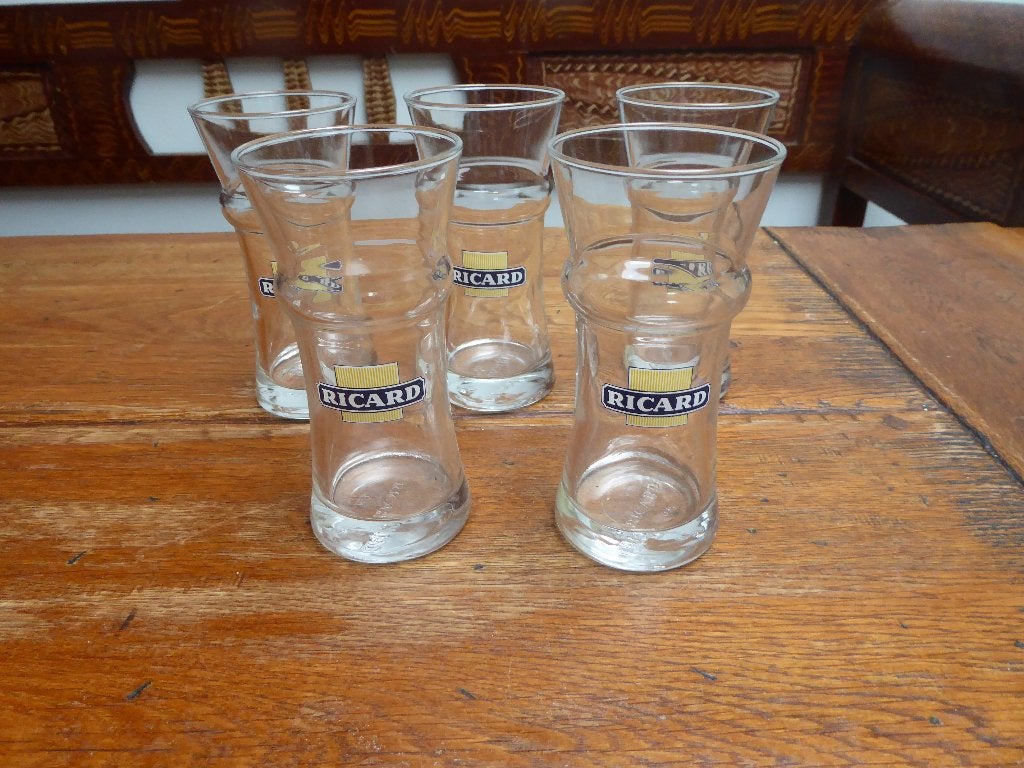 5 Ricard glazen, Olivier Gagnère
