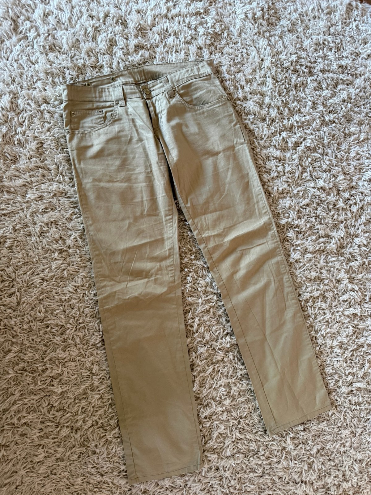 Low waist pantalon Iceberg, Beige, Ophalen of Verzenden, Zo goed als nieuw, Maat 34 (XS) of kleiner