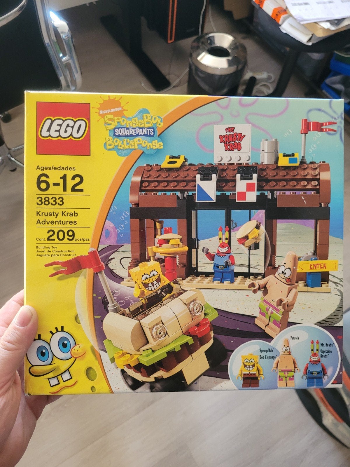 LEGO Spongebob 3833 Krusty Krab Adventures, Ophalen of Verzenden, Gebruikt