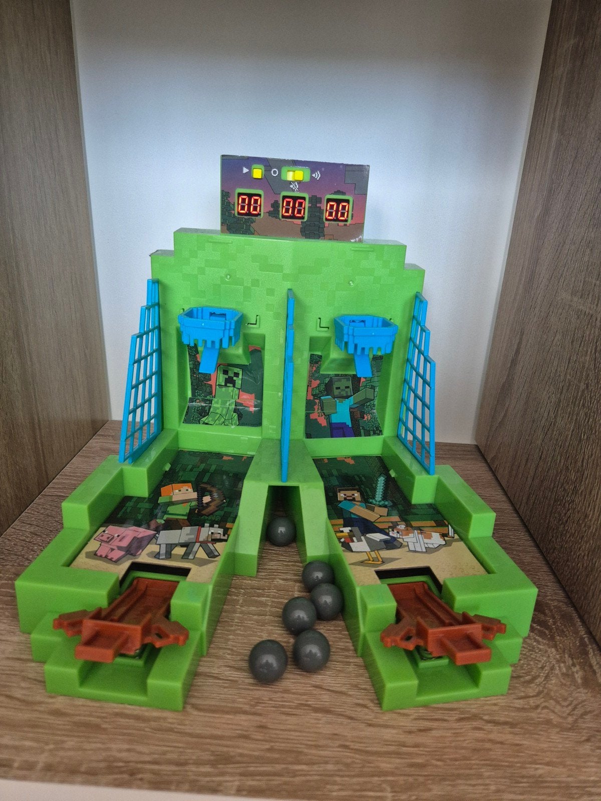Minecraft Arcade Basketbal Spel - Nieuwstaat, Ophalen of Verzenden, Zo goed als nieuw, Jongen of Meisje