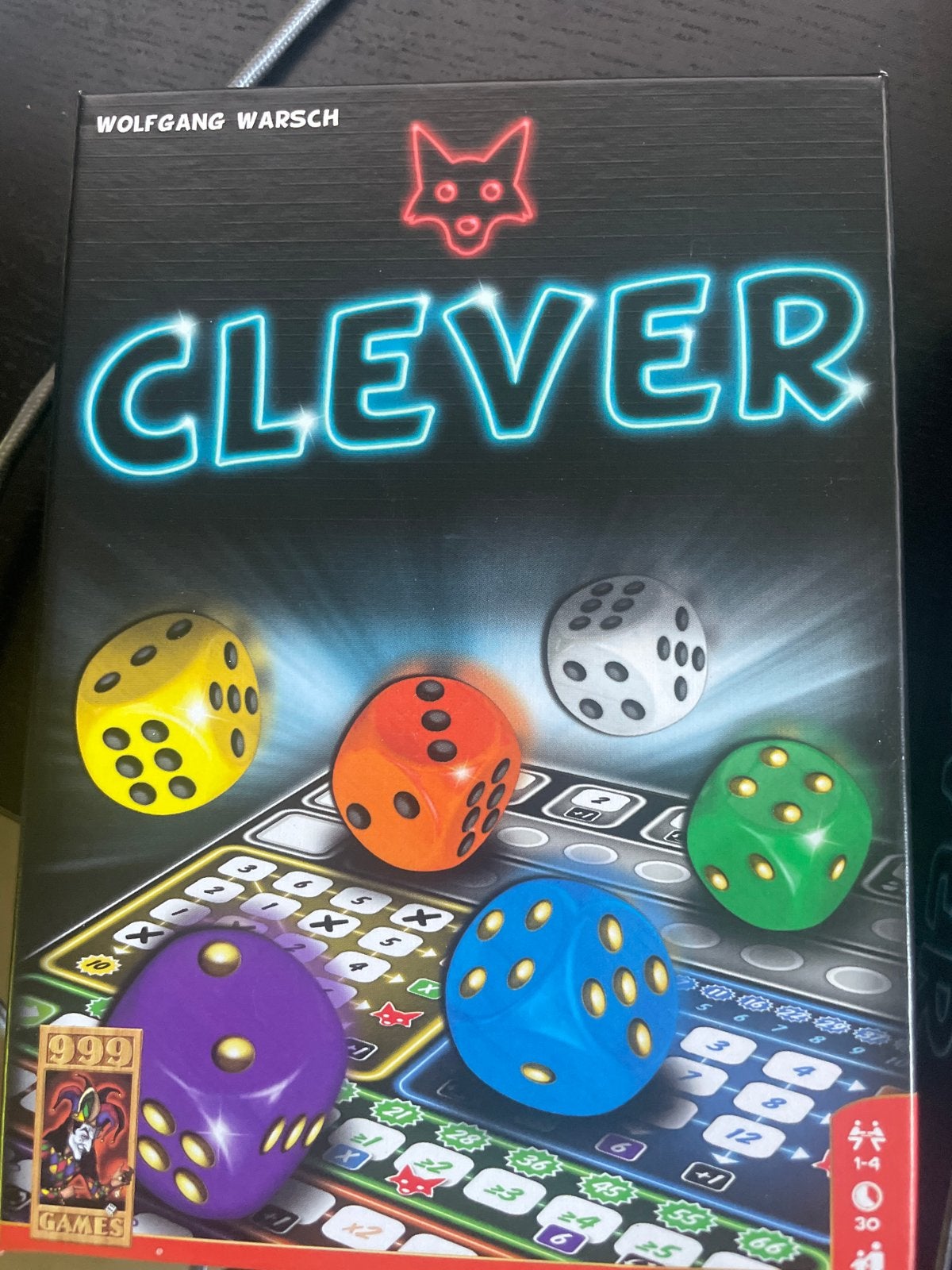 Clever dobbelspel van Wolfgang Warsch, Een of twee spelers, Ophalen of Verzenden, Zo goed als nieuw