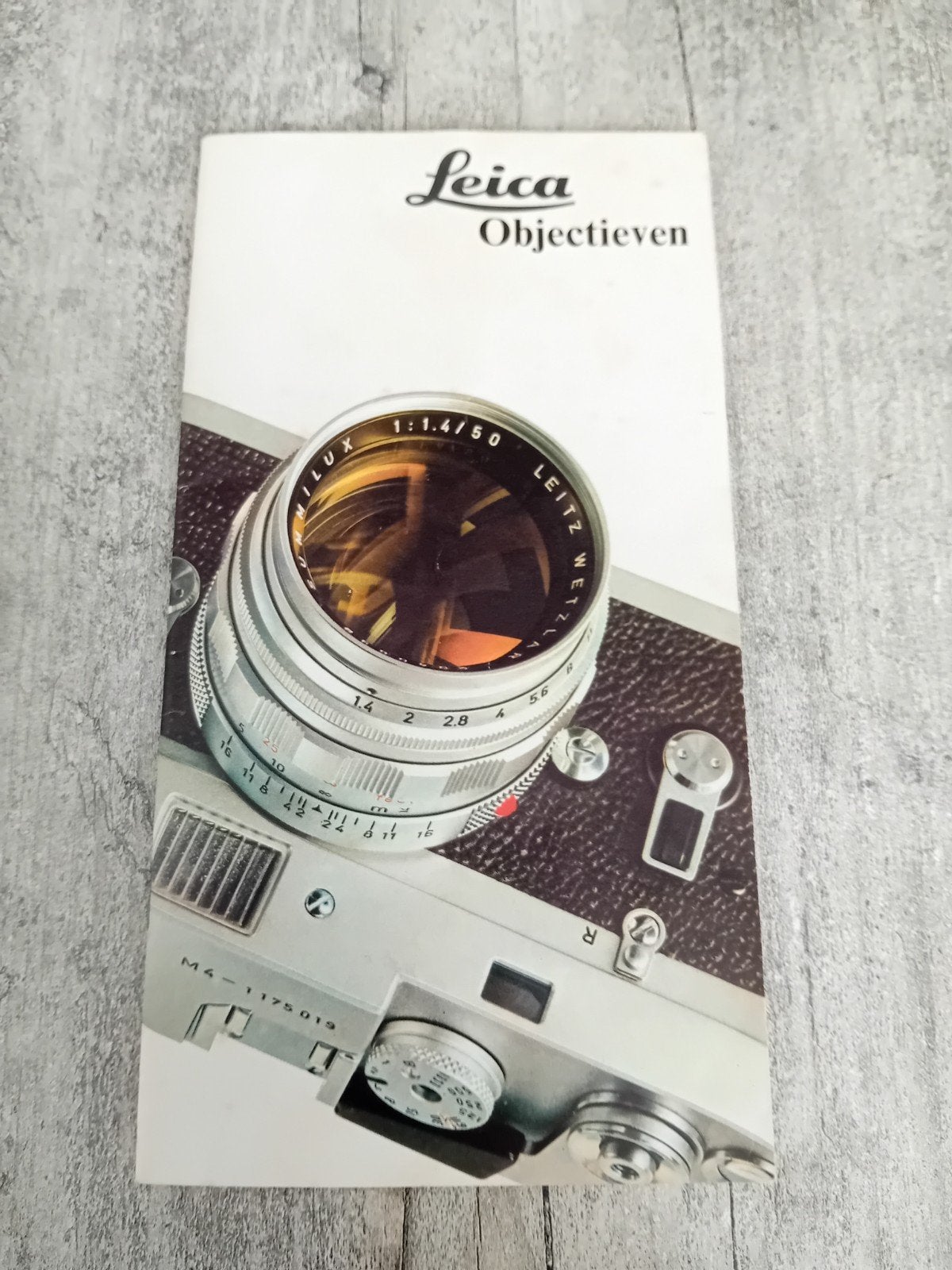 Vintage Leica Objectieven Catalogus, Ophalen of Verzenden
