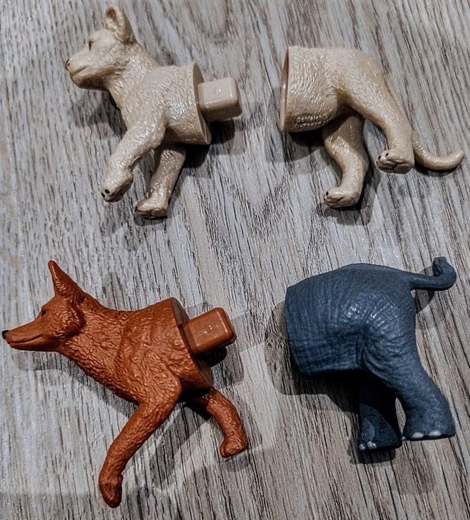 2 Schleich dieren, Verzamelen, Ophalen, Zo goed als nieuw
