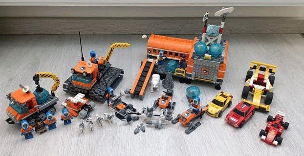 Grote partij LEGO blokken en figuren, Ophalen, Gebruikt, Lego