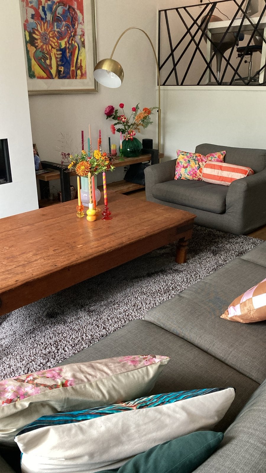Oude Opium Salontafel Laag - 100x220 cm, Ophalen, Gebruikt, 100 tot 150 cm, 200 cm of meer