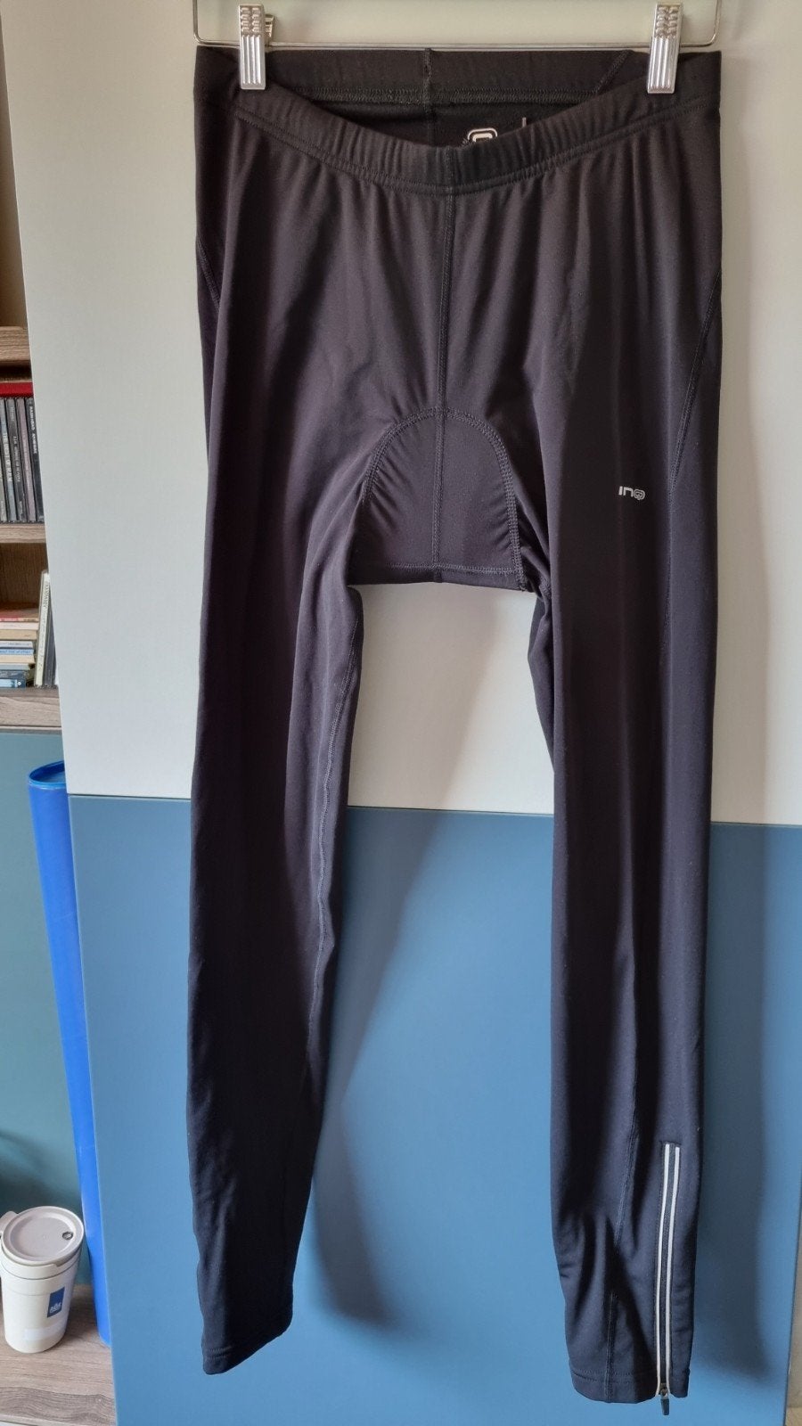 Inq fietsbroek maat M (38-40) zwart, Zwart, Ophalen of Verzenden, Hardlopen of Fietsen, Gedragen