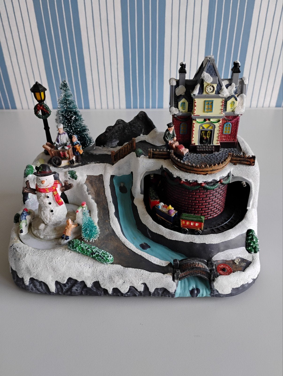 kerstdorp, Ophalen, Gebruikt