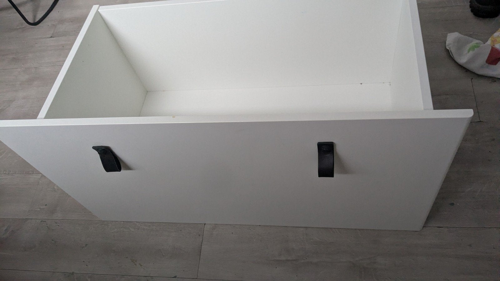 IKEA SMÅSTAD lade wit met zwarte handgrepen, Zo goed als nieuw, Minder dan 50 cm, Ophalen, Minder dan 90 cm