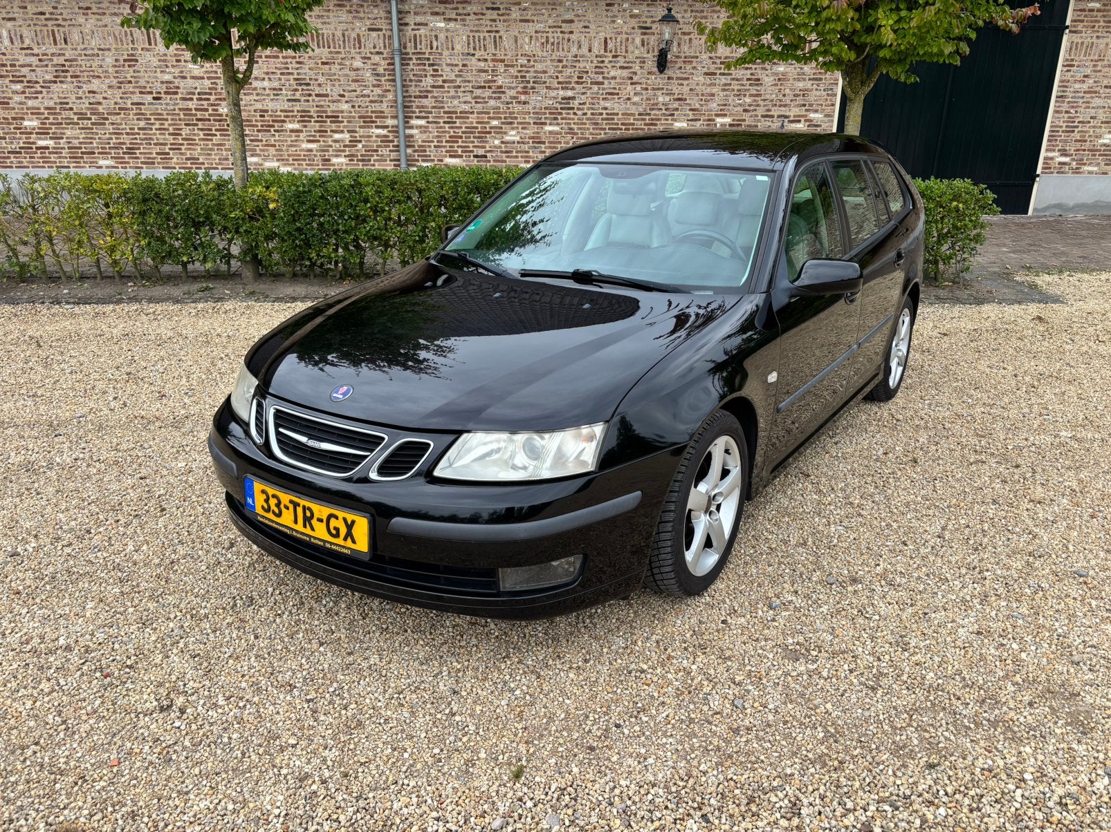 Saab 9-3 Vector 1.8 T Sport Estate 2007 Zwart, 1998 cc, 4 cilinders, Parkeersensor, Zwart