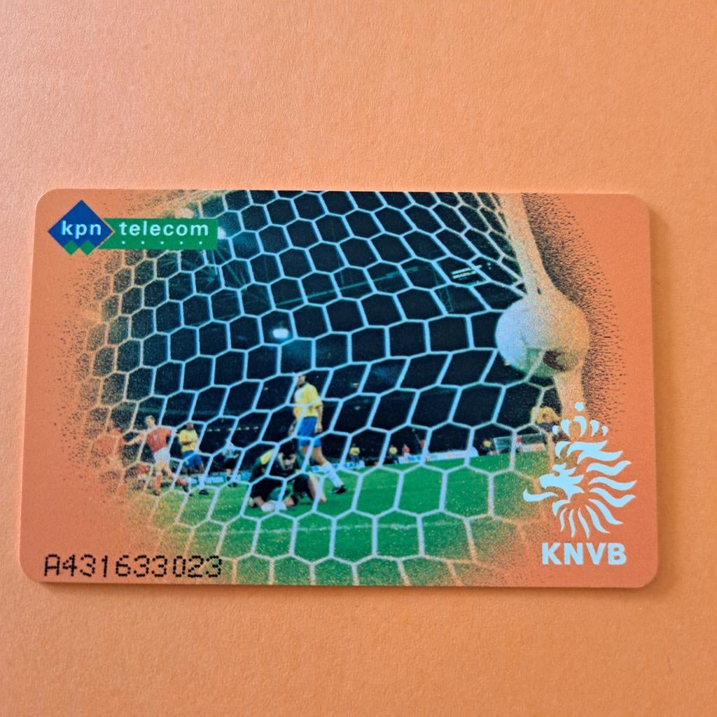 KPN Telecom WK Voetbal '98 Frankrijk telefoonkaart, Verzamelen, Telefoonkaarten, Ophalen of Verzenden, Nederland