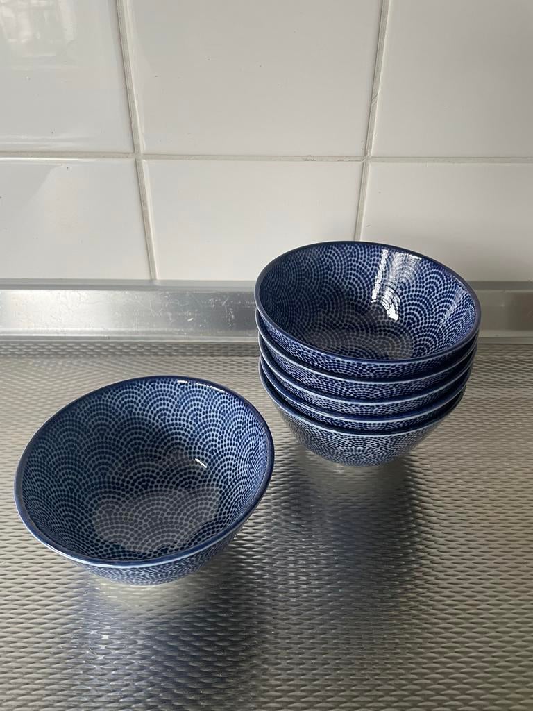 Tokyo Design Schaaltjes - Set van 6, Porselein of Keramiek, Schaal, Rond, Ophalen of Verzenden
