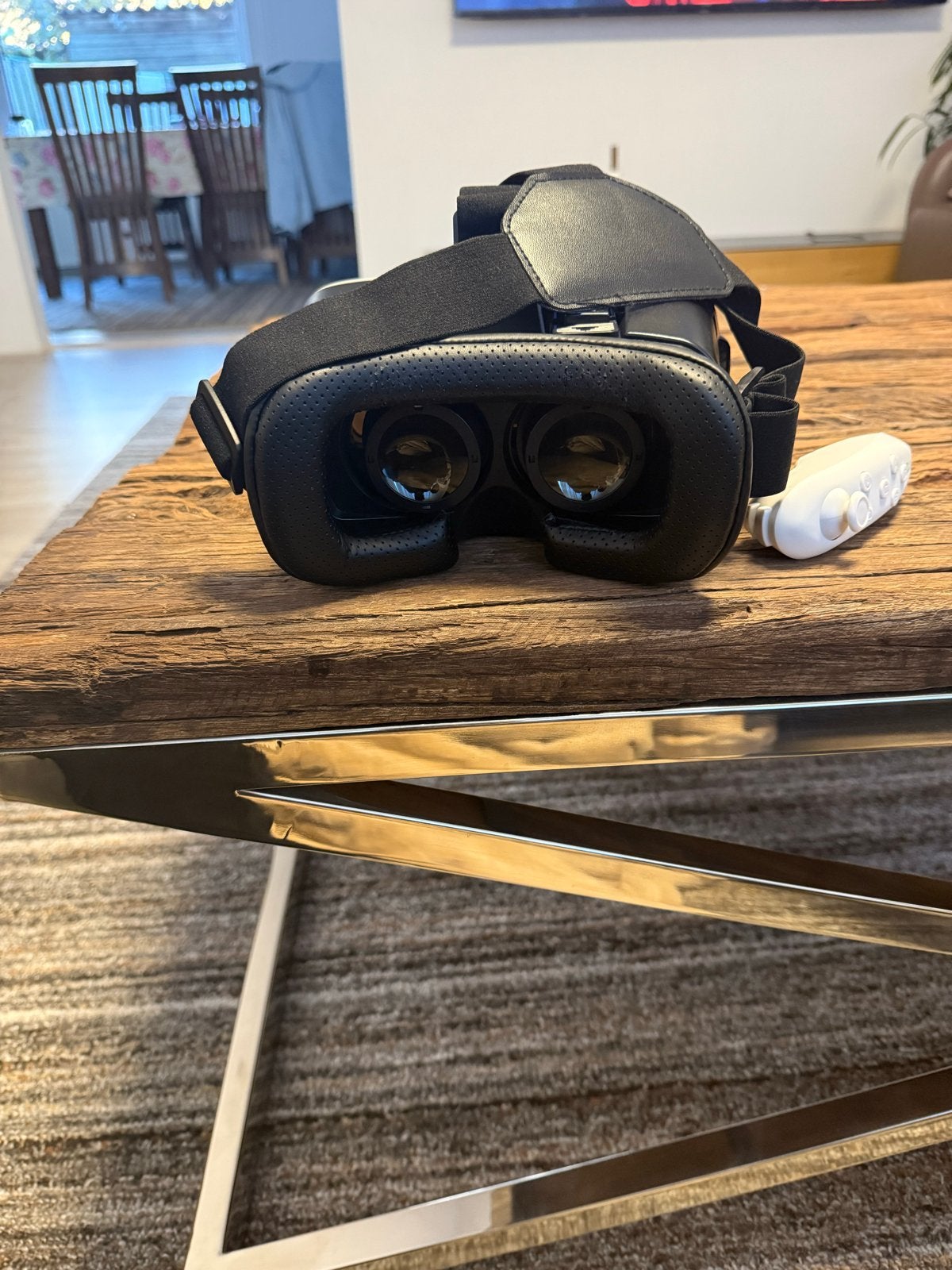 VR 360 3D bril met controller - Zo goed als nieuw, Ophalen of Verzenden, Zo goed als nieuw, VR-bril, Telefoon