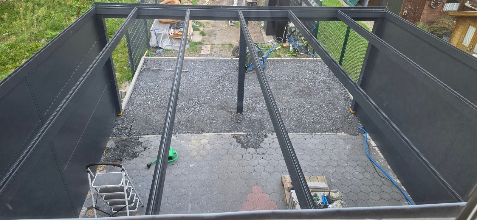 Nieuw aluminium wintertuin geraamte - Antraciet Grijs, Ophalen, Nieuw, Serre