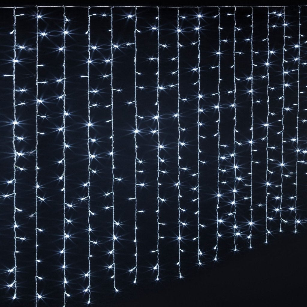 Kerstverlichting - Gordijn - 150 LED - Helder Wit - Nieuw, Diversen, Kerst, Ophalen of Verzenden, Nieuw