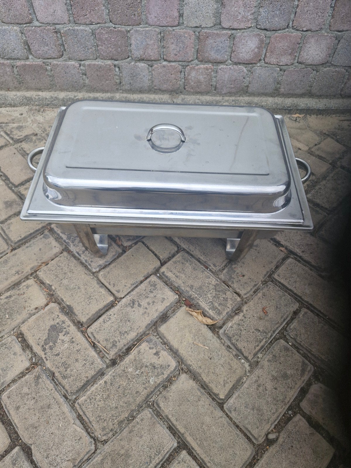 Chafing Dish / Warmhoudbak RVS, Ophalen, Gebruikt