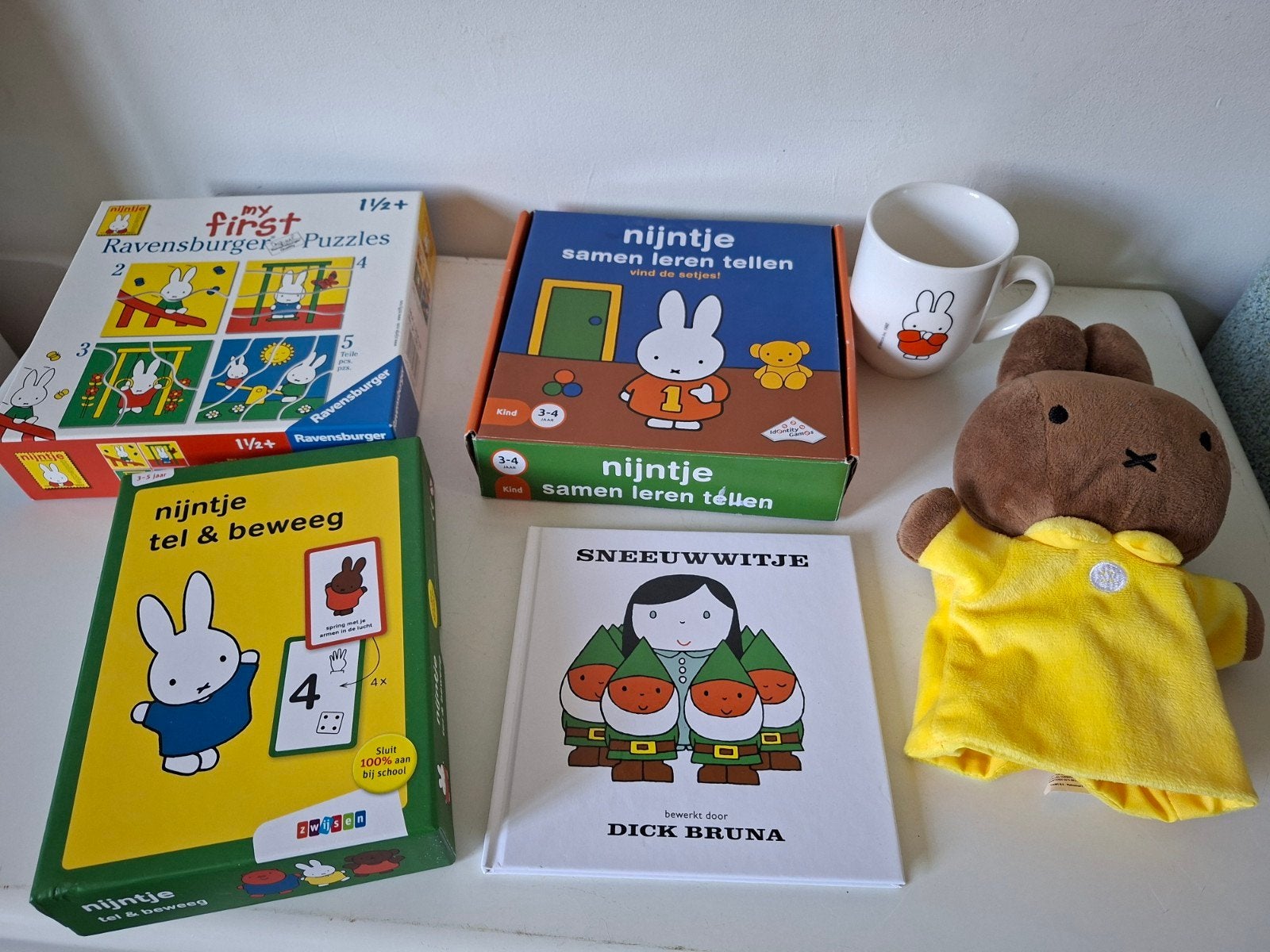 Nijntje speelgoedpakket: Puzzels, Tel & Beweeg, Leren Tellen, Ophalen of Verzenden, Zo goed als nieuw, Knutselen