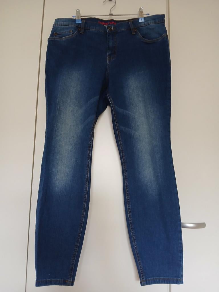 Rainbow Super Skinny Jeans Maat 44, Kleding | Dames, Spijkerbroeken en Jeans, Rainbow, Blauw, Ophalen of Verzenden, Zo goed als nieuw
