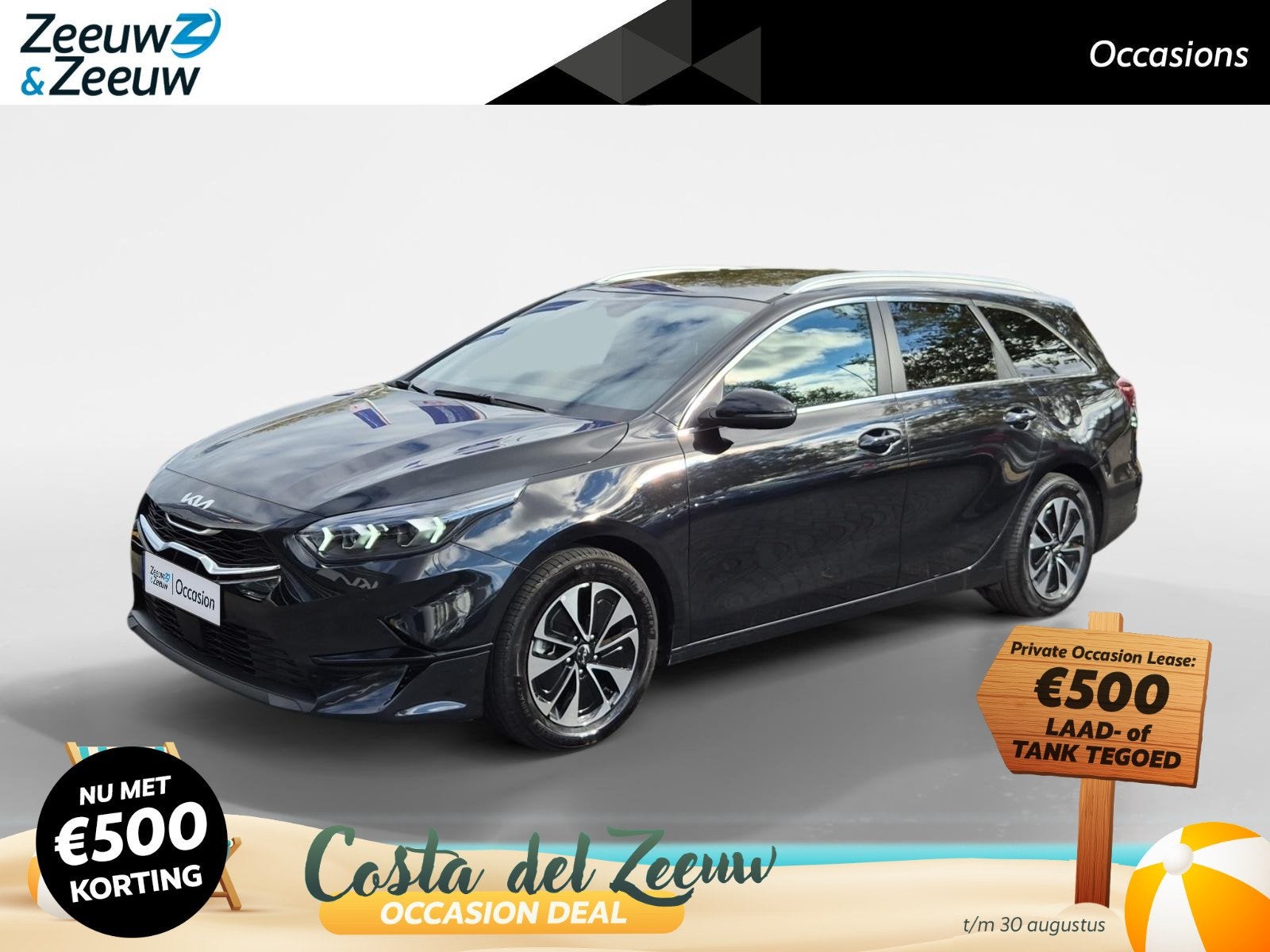 Kia Ceed Sportswagon 1.0 T-GDi MHEV Design Edition | Camera, 12 maanden, Euro 6, 1309 kg, Zwart