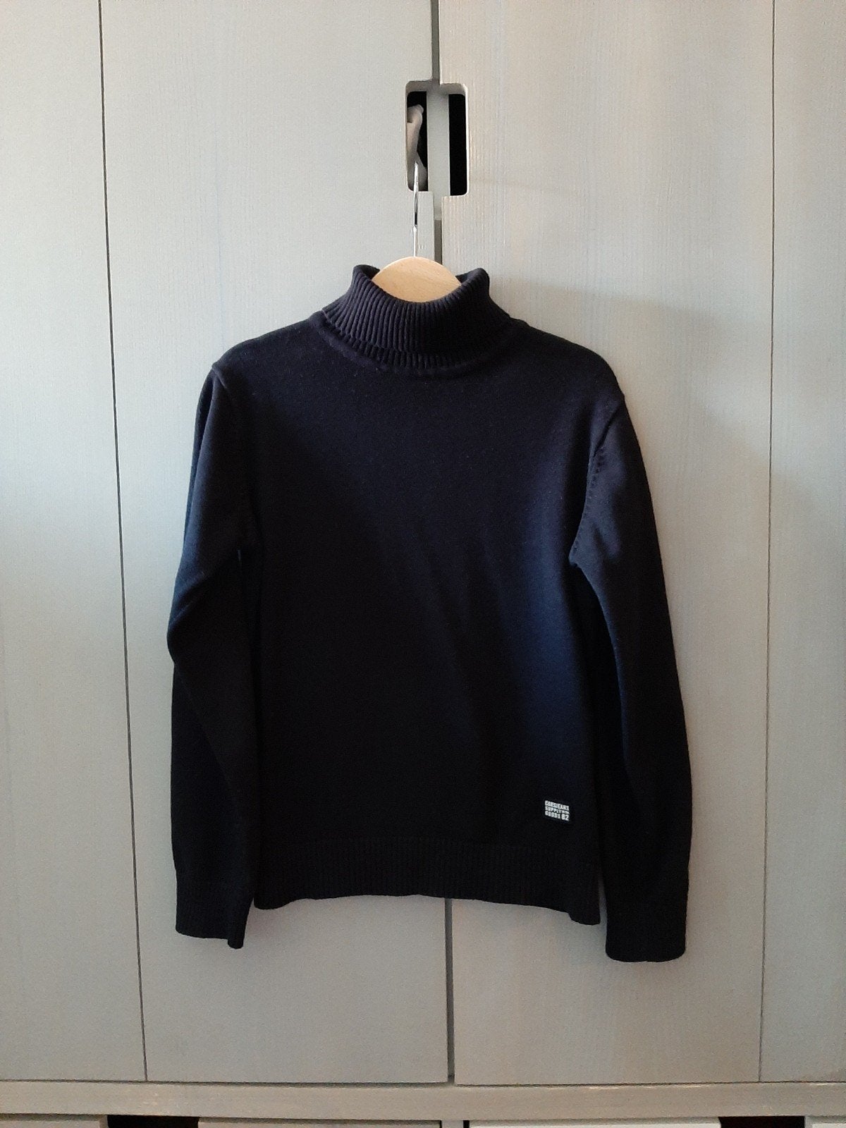 Cars jeans zwarte coltrui turtleneck maat 128., Trui of Vest, Ophalen of Verzenden, Zo goed als nieuw, Jongen