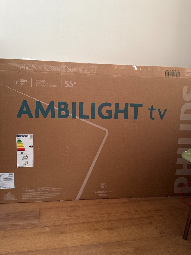 philips tv ambilight 55 inch 8400 gloednieuw, Ophalen, Philips, Nieuw, OLED